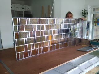 Moderne Bleiverglasung, Bensheim 2020